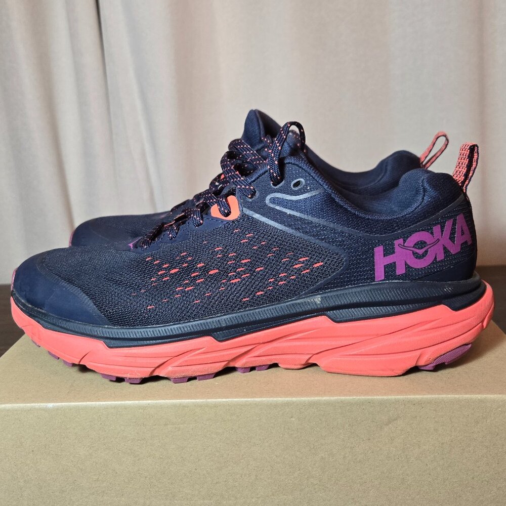 Hoka Challenger ATR 6 Women Sz 9 D 106512 Black Pink Comfort Running Sneakers